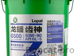 Трансмиссионное масло Lopal DuraGear G500 GL-5 80W-90, 18 л